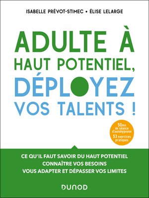 cover image of Adulte à haut potentiel, déployez vos talents !